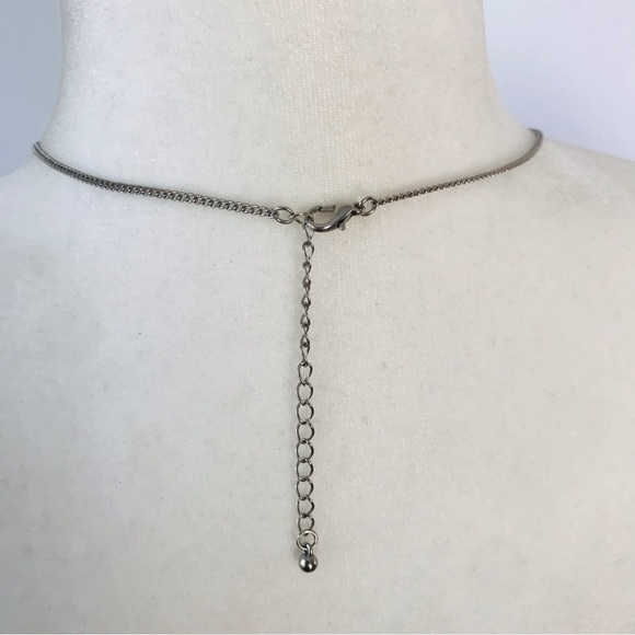 Snake Serpent Green Rhinestone Pendant Necklace 30” - Picture 6 of 6